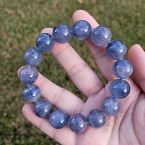 blue fluorite bracelet 14mm
